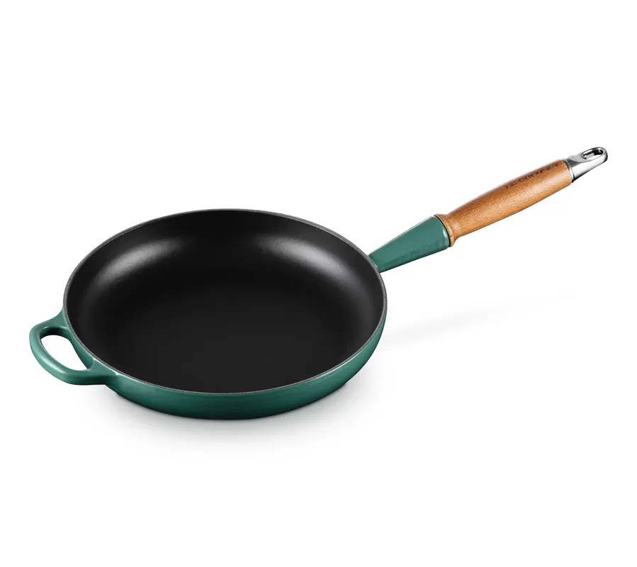 New Arrival Le Creuset 10.25" Alpine Wood Handle Fry Pan