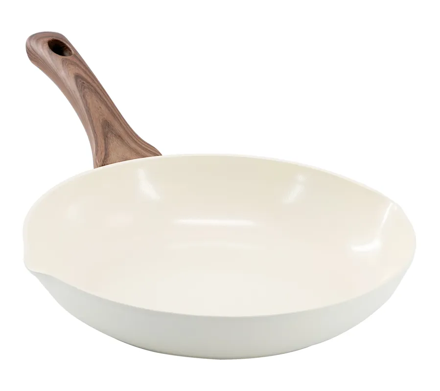 Big Sale Oster Amberg Choice 9.5in Aluminum Frying Pan Off-White