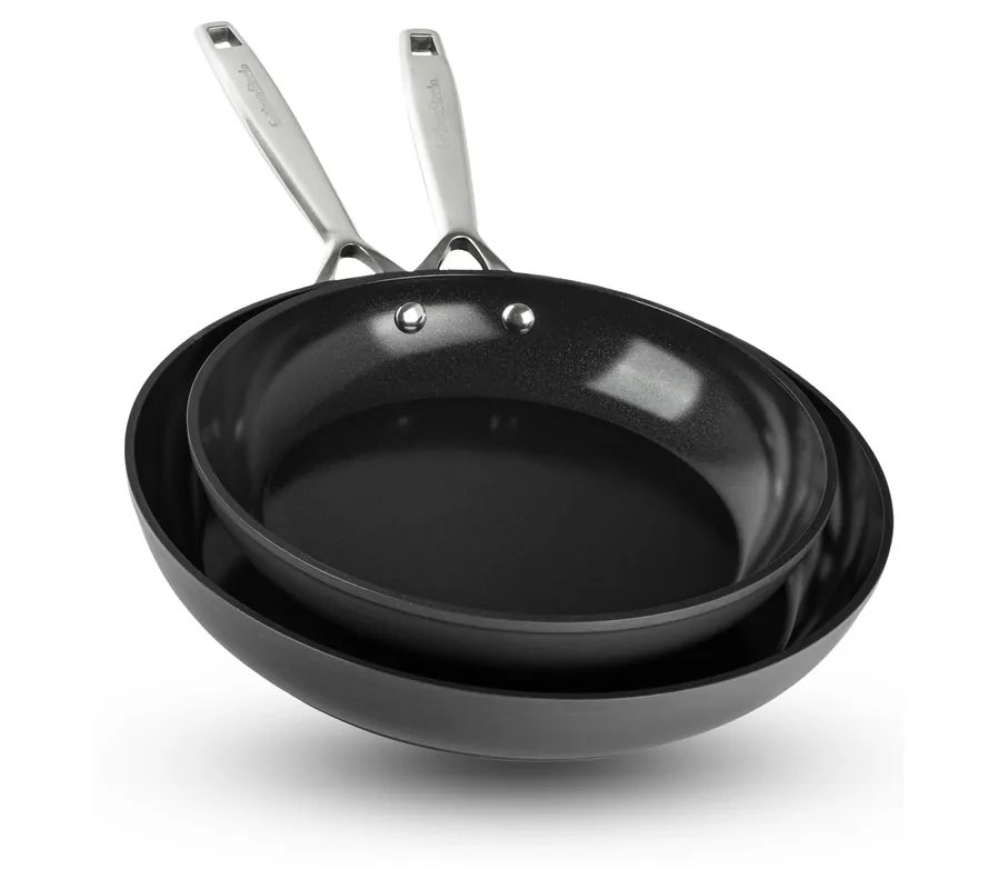 Gotham Steel Pro 2X Ultra Nonstick 10'' and 12'' Fry Pan Set Exclusive
