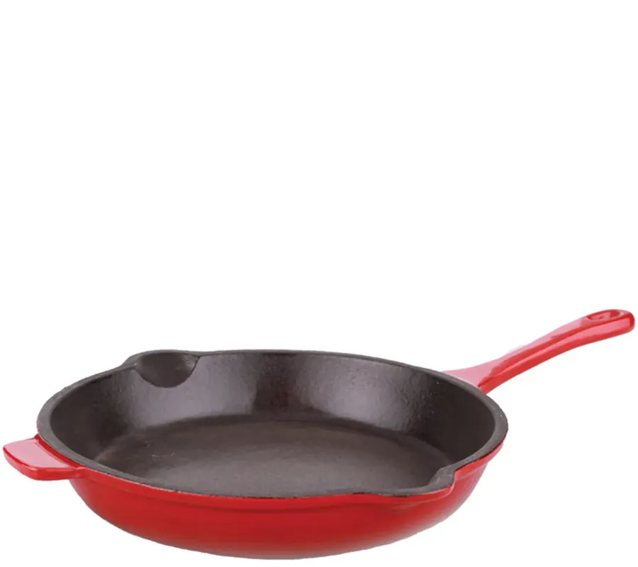 BergHOFF 10" Neo Cast-Iron Fry Pan - Red Direct From Manufacturer