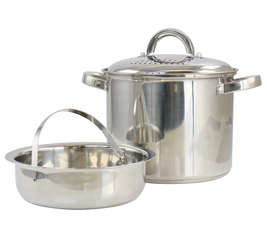 Oster 5 Qt. Stainless Steel Pasta Pot w Strainer Lid Original