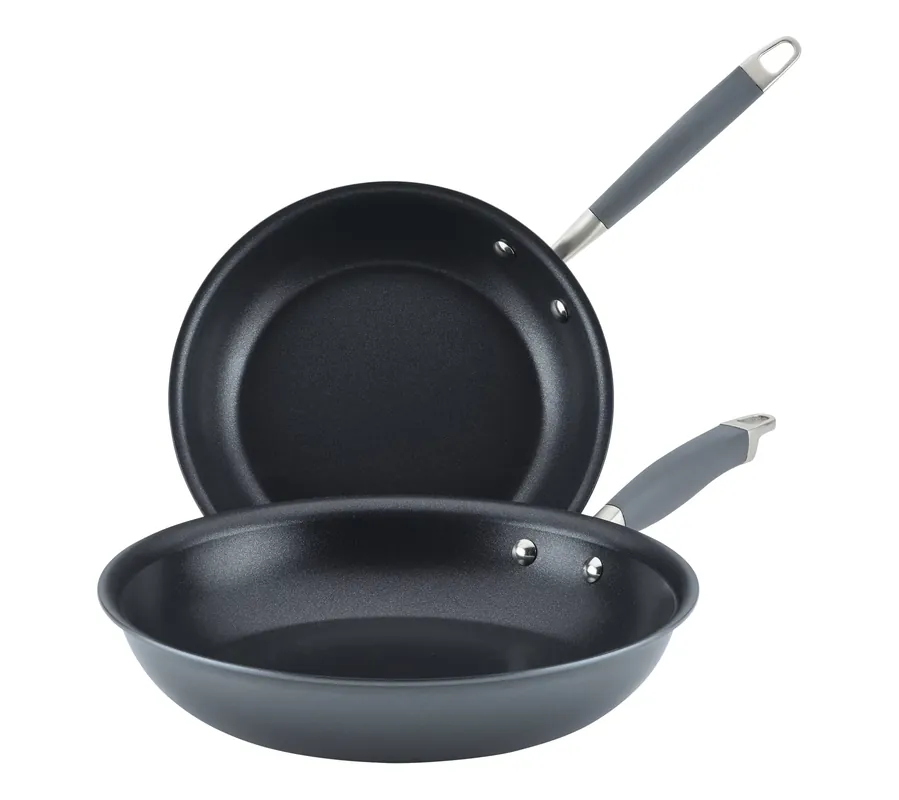 Exclusive Anolon Advanced Home Hard-Anodized Nonstick Frying Pans, 2pc
