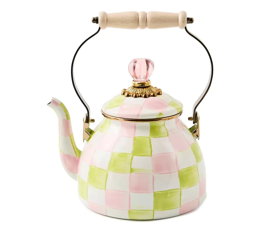 MacKenzie- Childs Palm Beach Tea Kettle C0llective Direct From Factory