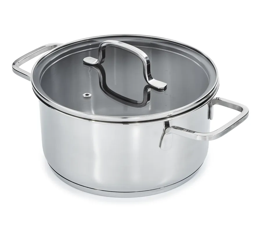 Same Day Shipping BergHOFF Helix 18/10 Stainless Steel 8" Stock pot 3.2qt