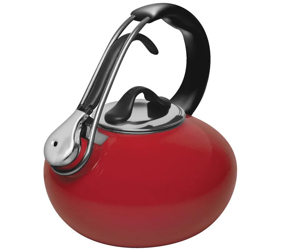 Chantal 1.8-qt Enamel-on Steel Classic Loop TeaKettle Big Sale