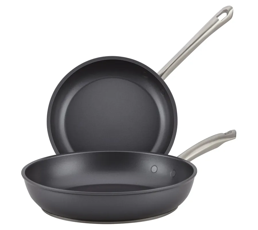 Trending Anolon Accolade Hard Anodized 2-Piece Nonstic k Frying Pan Se