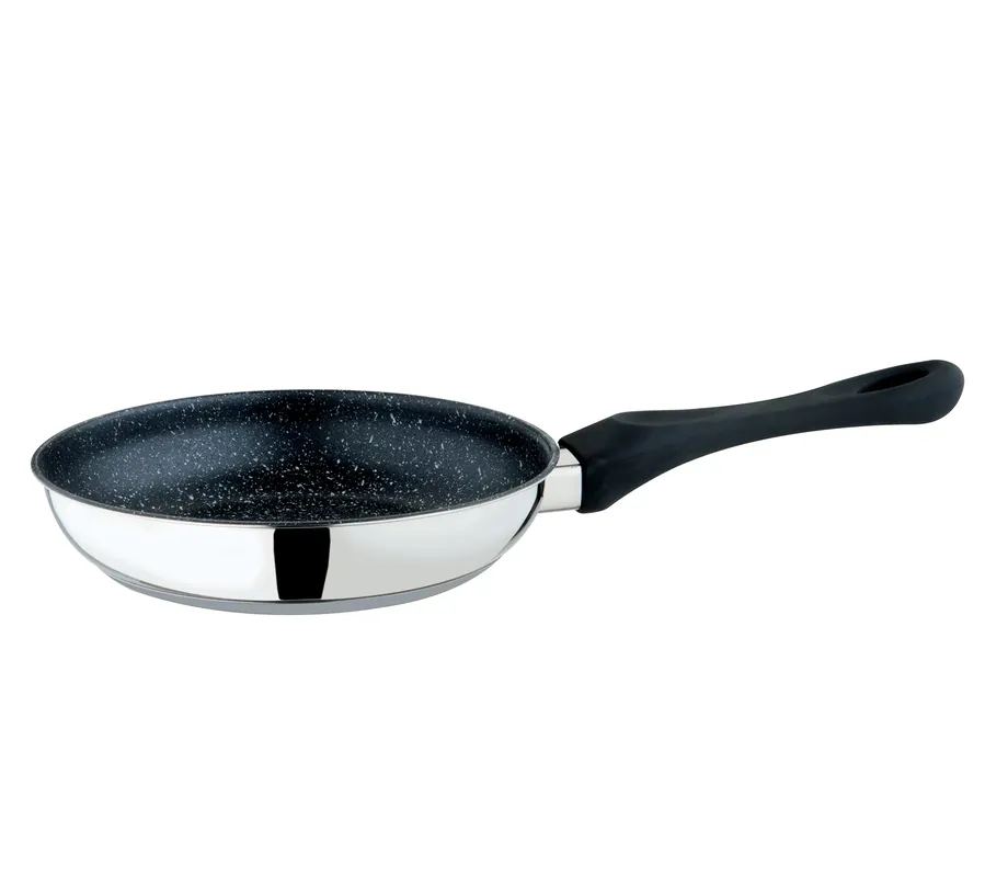 Mepra Frying Pan Fantasia Stone 20cm Black Authentic