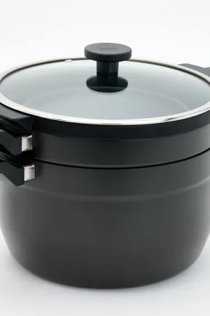 "As Is" Kuhn Rikon 2-Pc Nesting Cookware Set w/ Colander & Lid Shop Now