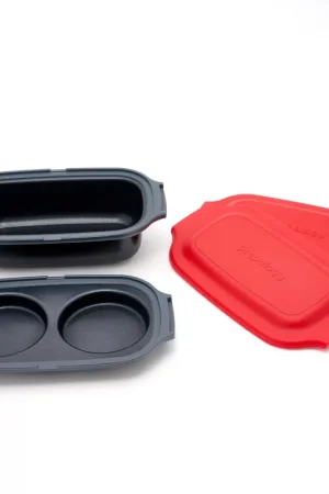 "As Is" Prepology 2pc Multi-Use Microwave Breakfast Set Popular