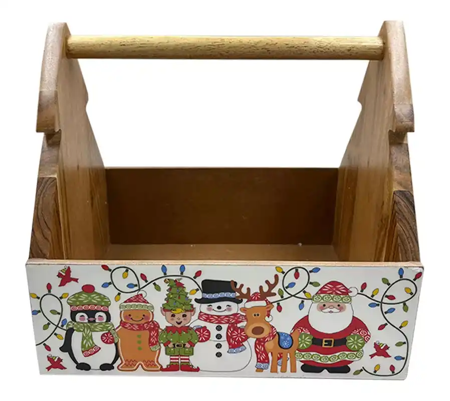 Viral Temp-tations Seasonal Multi-Purpose Wood Caddy
