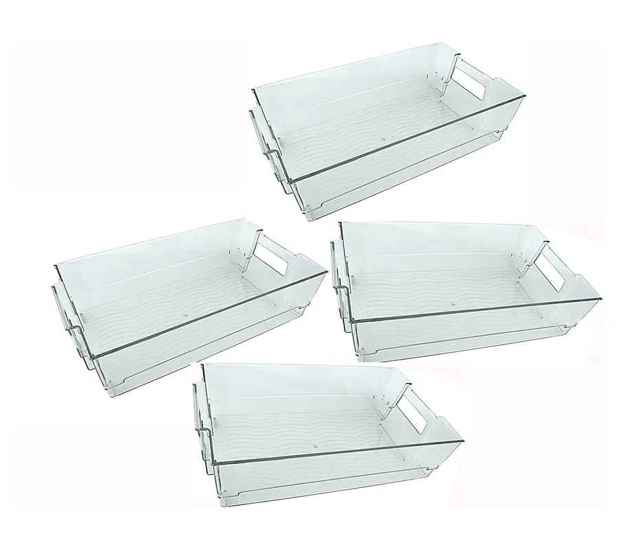Kinetic 4-Pack Storage and Organizer Bins Modern
