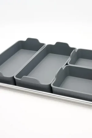 "As Is" Technique 17" x 12" Aluminum Sheet Pan with 4 Inserts Top Pick