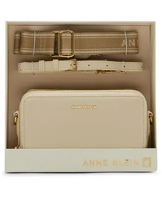 3 Piece Gift Set with Double Zip Camera Crossbody Today Only