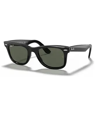 Bargain Unisex Polarized Low Bridge Fit Sunglasses, RB2140F ORIGINAL WAYFARER CLASSIC 54