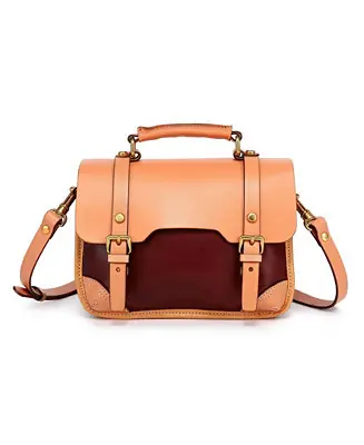 Factory Price Women's Genuine Leather Alder Mini Satchel Bag