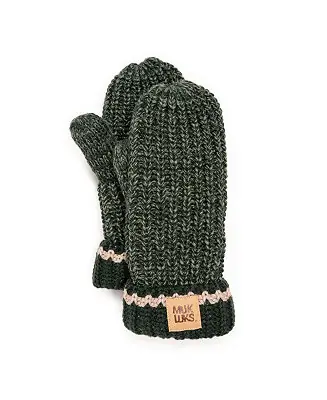 Certified Women's Marled Chunky Stitch Mitten