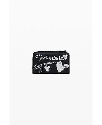 Women's Medium graffiti faux leather wallet Top Rated