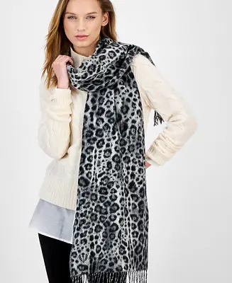 Shop Now Women's Animal-Print Woven Scarf