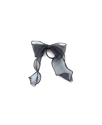 Limited Offer Chiffon Wire Bow Ponytail Holder