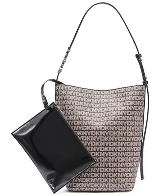 Secure Checkout Avril Small Logo Bucket Bag