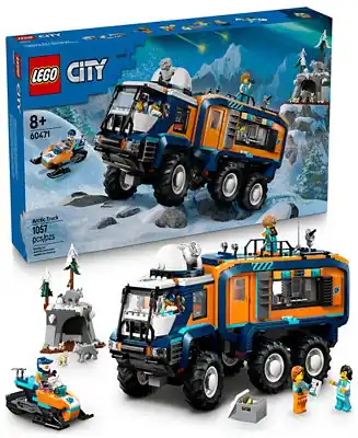 Same Day Shipping City Arctic Explorer Science Lab Truck 60471 Toy Building Set, 1064 Pieces