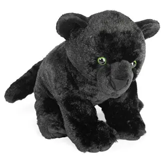 Sale Cuddlekins Black Jaguar Stuffed Animal, 12 Inches