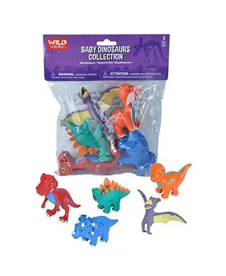 Editor’s Pick Polybag Dinosaur Baby Figurines, 5 Pieces