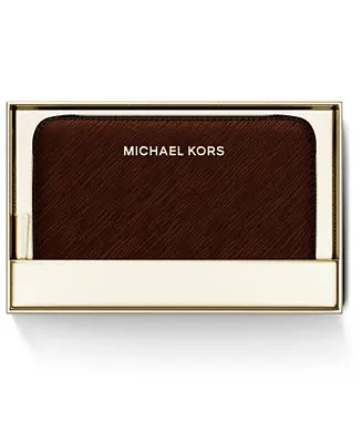 Michael Kors Women's Boxed Jet Set Small Zip Around Card Case Cheap