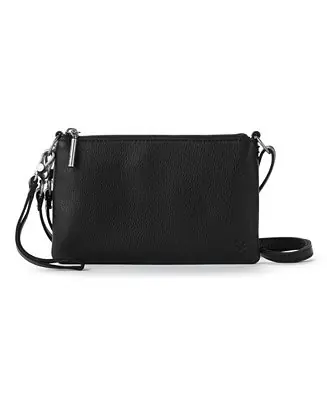 Fan Favorite Vita Leather Zip Top Wristlet