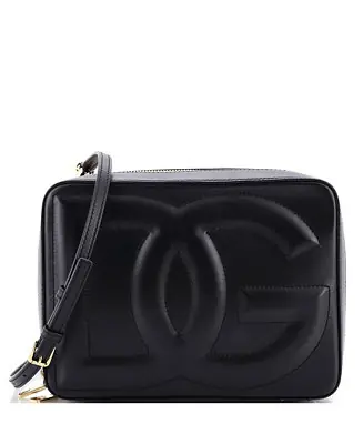 Medium DG Logo Camera Bag Leather Seasonal Sale