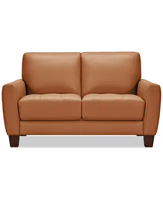 Galligher 59" Leather Loveseat Factory Price
