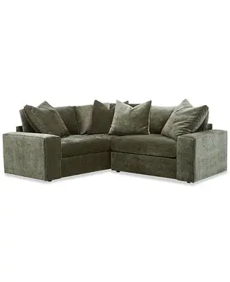 Secure Checkout Michola 2-Pc. Fabric L-Shape Sectional Sofa