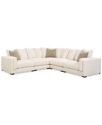 Markdown Barlien 5-Pc. Modular Fabric Sectional