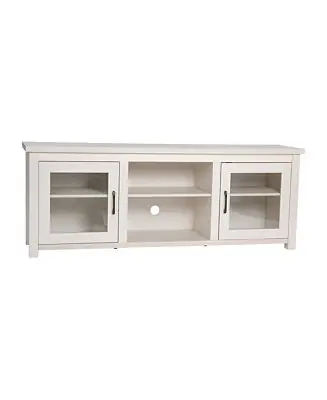 Galena Traditional Full Glass Door 65" Tv Stand For Up To 80" Tvs Express Delivery