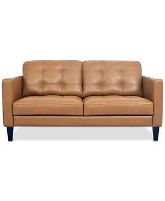 Clearance Furniture Pezley 67" Leather Loveseat