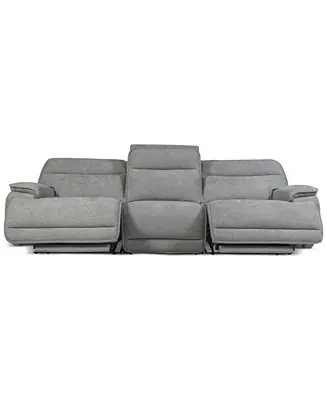 Ozryn 3-Pc. Fabric Sofa with 2 Power Motion Chairs In Demand