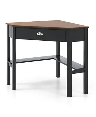 Corner Wooden Piece Laptop Computer Desk Brand New