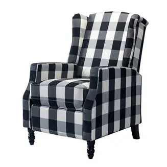 Special Discount Franco Mid-centry Modern Manual Push Back Recliner