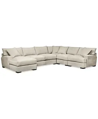 No Minimum Order CLOSEOUT! Rhyder 5-Pc. Fabric Sectional Sofa with Chaise