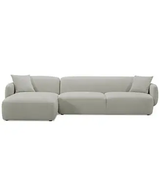 CLOSEOUT! Gaelynn 2-Pc. Fabric Sectional Reduced Price