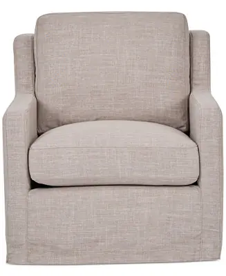 Hassle-Free Returns Keiffer 34" Fabric Swivel Glider