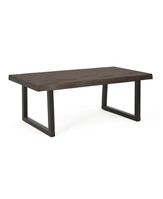 Express Delivery CLOSEOUT Steve Silver Jennings 48" Solid Wood Live Edge Cocktail Table