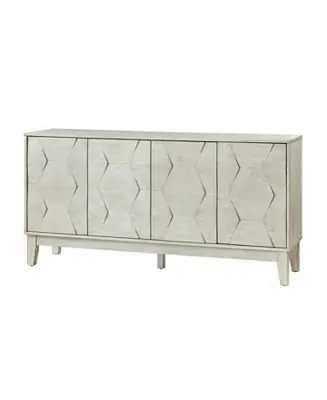 Flash Sale Silakan 60" 4-Doors Sideboard with Solid Wood Legs
