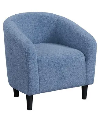 Big Sale Boucle Club Chair Accent Barrel Chair Arm Chair