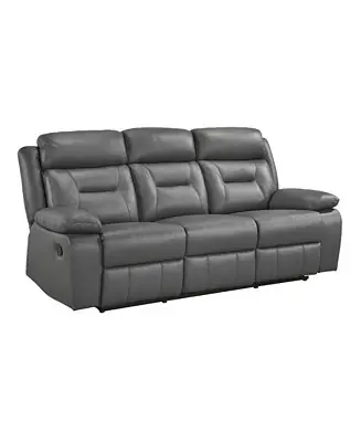 White Label Corvallis 87" Double Reclining Sofa New Release