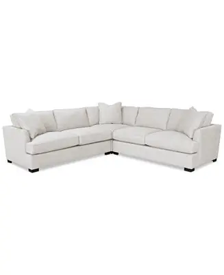 Special Discount CLOSEOUT! Nightford 111" 3-Pc. Fabric L Sectional