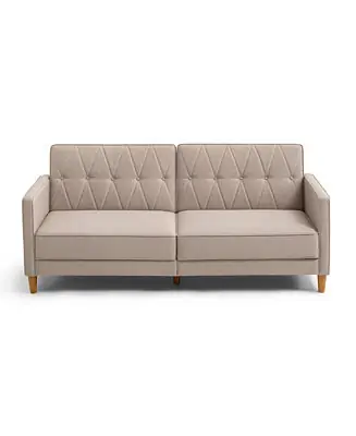 Super Sale 77" Polyester Victoria Convertible Sofa Bed