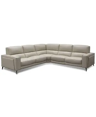 Bargain Neiwert 5-Pc. Leather Sofa Sectional with 3 Power Recliners