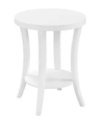 Same Day Shipping 18" Wood Charleston Round End Table