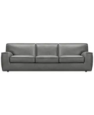 Premium Glympton 110" Leather Sofa